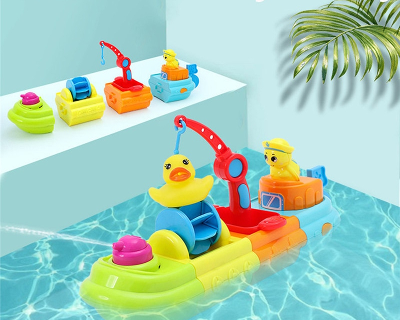 Boat Bath Toy DIY Bathroom Bathing Toy